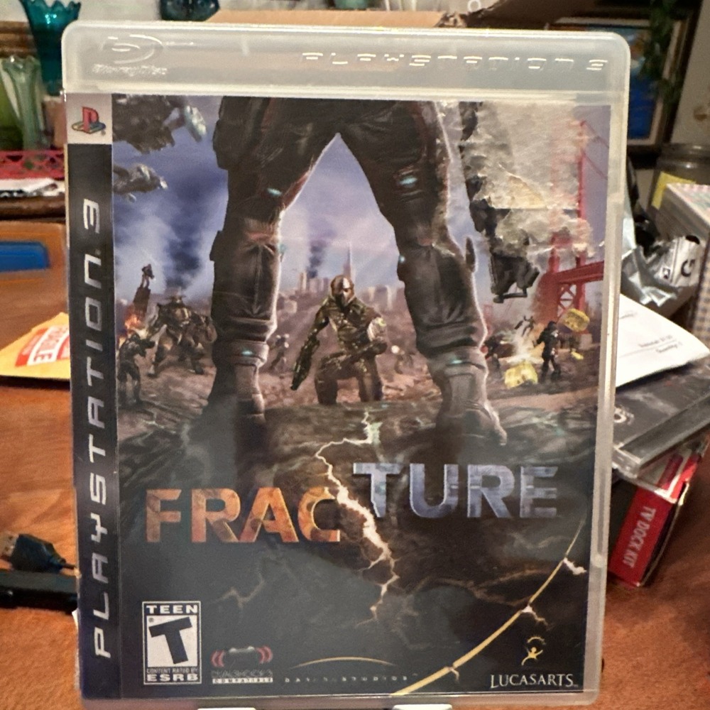 Fracture Sony PlayStation 3 PS3 2008 LucasArts Shooter Video Game Clean Disc